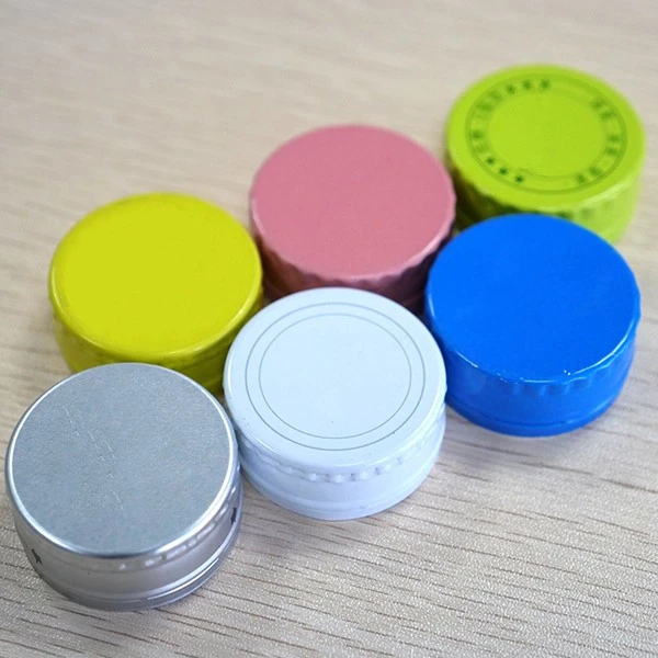 38 Gold Aluminum Bottle Temper-proof Screw Top Cap Matt
