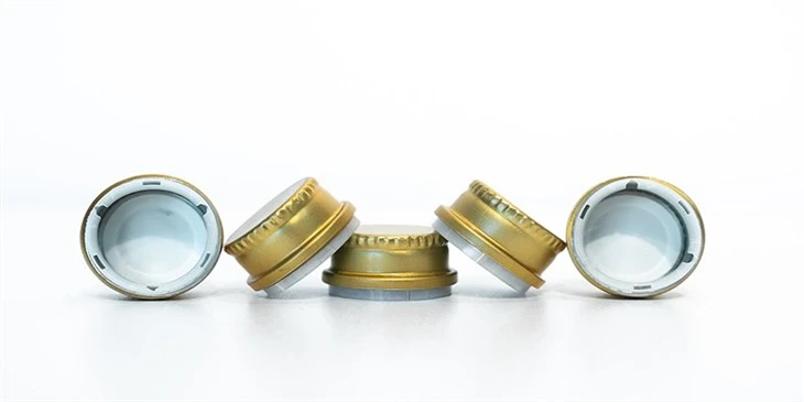 Custom Color Metal Aluminum Screw Cap 35mm Metal Screw Aluminum Caps Lid